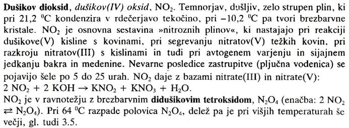 Dušikovi oksidi Fotokemični smog fotokemično onesnaževanje je kompleksna mešanica škodljivih plinastih spojin in aerosolov, ki so lahko