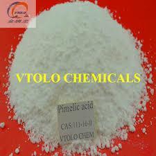 5.2.1 ΠΙΜΕΛΙΚΟ ΟΞΥ (Pimelic acid) Το πιμελικό οξύ είναι οργανική ένωση με μορφή λευκού στερεού (Εικόνα 5.14), με γενικό τύπο HO 2 C(CH 2 ) 5 CO 2 H και μοριακό τύπο C 7 H 12 Ο 4. Εικόνα 5.