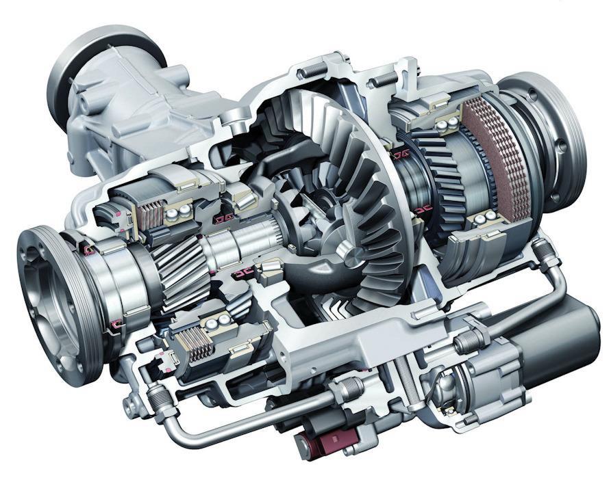 Slika 3: Torque Vectoring diferencijal, Izvor: ZF Primjer vozila s nezavisnim pogonom 202. godine Mercedes-Benz predstavio je model SLS AMG Elecrtic Drive baziran na modelu SLS AMG (C97).