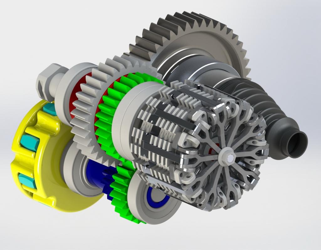 Slika 9: Usvojena varijanta - CAD model Iako je ova varijanta usvojena kao izvedbena, Slika 9 prikazuje tek koncept u razvoju, a ne konačnu verziju.