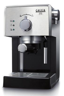 Καινοτόμο σύστημα έλεγχου της πίεσης για εκχύλιση καφέ με πλούσια κρέμα και όλα τα άρωματά του 2 perfect crema φίλτρα: ένα για 1-2 φλιτζάνια με χρήση αλεσμένου καφέ και ένα ειδικό φίλτρο για παστίλια