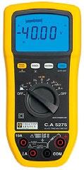 MULTIMETRE DIGITALE PROFESIONALE - CHAUVIN ARNOUX Model CA 5271 CA 5273 CA 5275 CA 5277 Afişaj contorizare 6.000 Dual, contorizare 6.