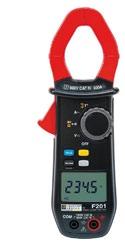 CLEŞTI AMPERMETRICI / WATTMETRICI CHAUVIN ARNOUX Model F201 F203 F205 Deschidere cleşte 34 mm Afişaj LCD LCD iluminat LCD iluminat Rezoluţie afişaj contorizare max.
