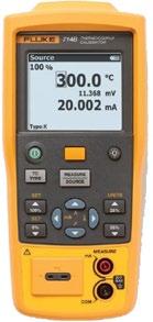 CALIBRATOARE DE TEMPERATURĂ Model Fluke 712B Fluke 714B Afișaj dual, cu iluminare dual, cu iluminare Aplicație măsurare / simulare 13 tipuri diferite de termorezistențe măsurare / simulare 17 tipuri