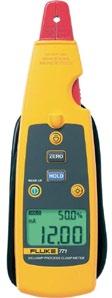 CALIBRATOARE DE PROCES TIP CLEŞTE Caracteristici Model Fluke 771 Fluke 772 Fluke 773 Măsurare ma prin cleşte fără decuplare Măsurare ma in circuit Simulare în buclă nealimentată ma Simulare în buclă