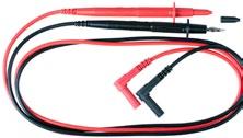 ACCESORII MULTI-CONTACT E4S-010 (cod HCK 99.00011): Set accesorii compus din: - 2 cordoane PVC prelungitoare (roşu + negru), cu banane izolate 4 mm, lungime 150 cm, secţ 1 mm 2, max.