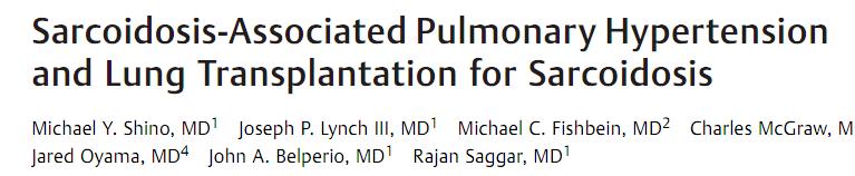 PH is a significant complication of