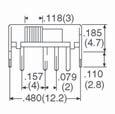 : -0 C ~ 70 C ife: 0,000 cycles minimum Contact: Silver plated copper alloy Timing: Non-shorting contacts