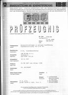 CERTIFIKATI Preizku{ena in certificirana po`arna odpornost in visoka