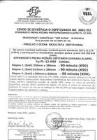(min) Klasifikacija Dr`ava veljavnosti poobla{~ene in{titucije