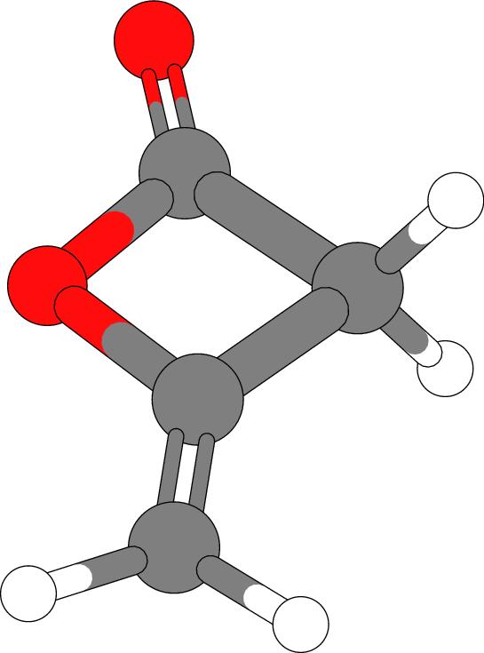 4-methylene-2-oxetanone norbornan-7-one 2-propenenitrile