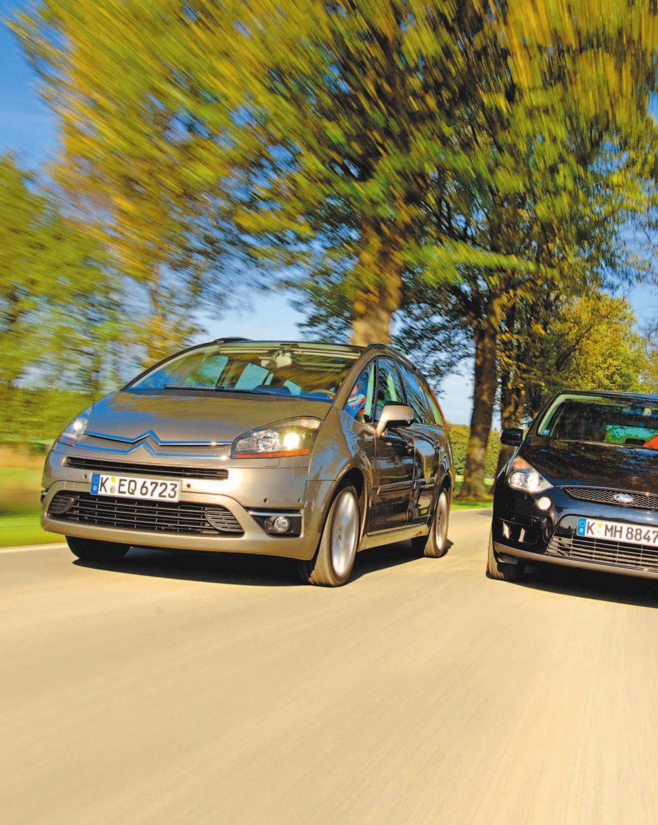 MAŽASIS TESTAS Citroën C4 Picasso prieß Ford S-Max Original s vienat Šie automobiliai