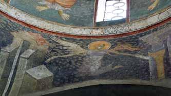 Ni{ i Vizantija XV 295 Сл. 4 Персонификација Премудрости, јужни зид поткуполног простора, Богородица Љевишка, 1310-1314. Fig.