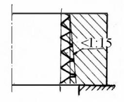 Asamblări 77 Fig. 3. unde : a) presiunea de contact : Fmax p = z π d t F max Din (3.4) rezultă : π d = 4 σ p as at (3.4) at d z σ (3.5) p 4 d t as Fig. 3.3 Fig. 3.4 De fapt, încărcarea spirei nu este uniformă din cauză că şurubul se alungeşte sub acţiunea forţei F iar piuliţa se contractă, deci variază pasul.