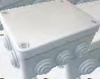 superioară + 60 C STANDARDE APLICATE: IEC 60670-1/2002 Doze pătrate - capac prin presare IP 54 COD TIP DIMENSIUNI  AMBALARE mm