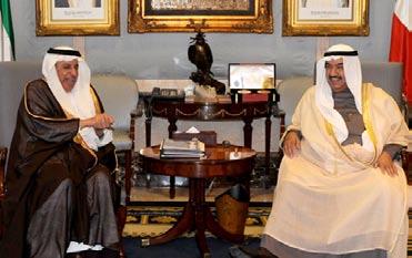 ملا قامت به بعض الوسائل اإلعالمية في مملكة البحرين من تعرض وإساءة لبعض صاحب السمو األمير الشيخ صباح األحمد خالل استقباله ثيودوروس بانغالوس الشخصيات.