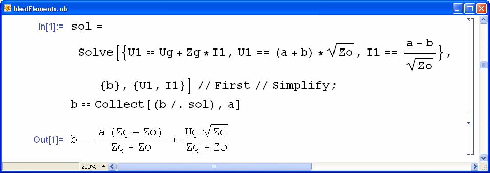 4. Решавање микроталасних кола 135 Z g I 1 [ABCD] I U g U 1 éa ê ëc Bù Dú û U Z p Слика 4.9. Основно коло микроталасне мреже са два приступа описане ABCD матрицом. 4.6.