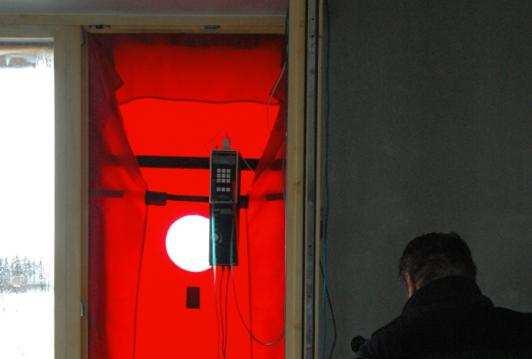 Blower-Door test meranie vzduchovej priepustnosti podľa STN EN 13 829 účelom merania je stanoviť celkovú intenzitu výmeny vzduchu n 50 a lokalizovať netesné