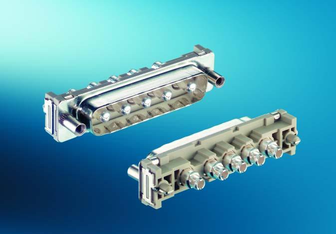 Vertical Male High Current Versions with stamped high current contacts Dimensional