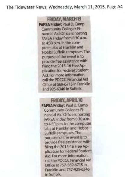 Free FAFSA Assistance