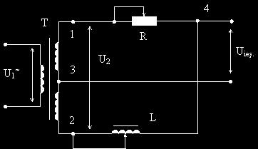 circuitul RC prin care circulă curentul I. Acest curent întrece tensiunea U 2 cu un defazaj ϕ, fiindcă circuitul RC posedă caracter capacitiv.