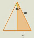 10. Calcula a altura da pirámide en cada caso.. O fío dun papaventos mide 50 m de longo e forma coa horizontal un ángulo de 7º, a qué altura voa o papaventos?. 11.