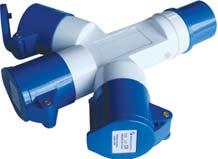 + 2P + 3P + 3P + N + SCHUKO TICS-1023 16 A V 1 3