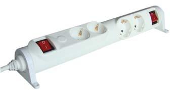 MEEI TEST DOCUMENTATION 2819438 001 Prenosne rzdelilne letve s stiklom, bele, 2xUSB izhod