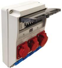 03A, 230V~)* - 2 (16A/V) TDB03-12M 32 A 400 V - - TDB03-12MV 32
