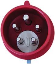 400 V 3P + N + 138 88 7-17 TICS-0252PF 32 A 400 V 3P + N + 163 101 9-19 IP 44 IP 67 L ceste fi șe industrile