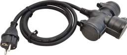 680 W n DVK3X2,5-3 16 A 3 m H05VV-F 3 2,5 680