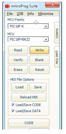 File لك تولد ملف hex.