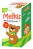 -40 DENTINOX N dantenų gelis Kad pirmieji dantukai dygtų neskausmingai. 15,29 Nereceptinis vaistinis preparatas, 10 g MEŠKIS KALCIO IR VITAMINO D GUMINUKAI Sparčiai augantiems mūsų vaikučiams!