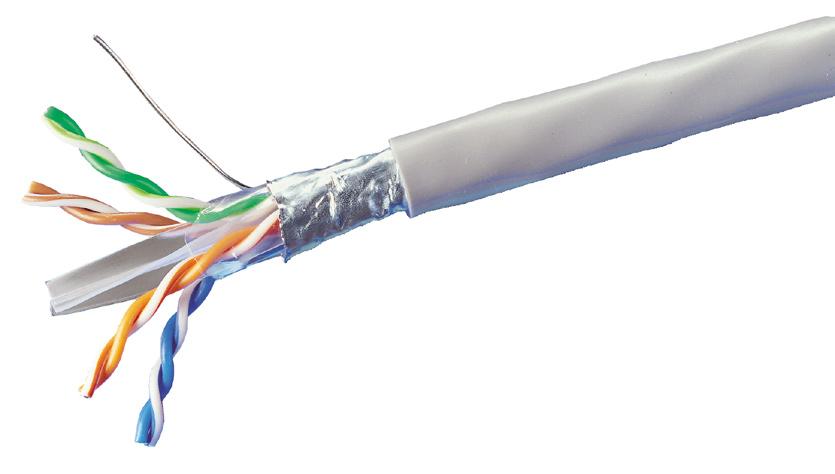 Cablu orizontal Categoria 6 Cablu orizontal Categoria 6 4PR LSZH/PVC F/UTP Este o componenta cruciala a solutiei de cablare structurata TrueNet ADC KRONE.
