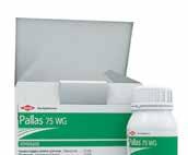 PALLAS 75 WG AKTIVNA MATERIJA: Piroksulam 75 g/kg FORMULACIJA: WG vodorastvoprljive granule HERBICIDI DELOVANJE: aktivna materija Piroksulam pripada grupi Triazolopirimidina.