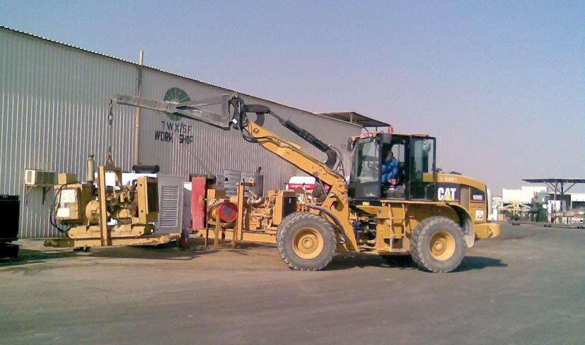 الورTشة وUصيانة املعدات والùسيارات MAINTENANCE OF HEAVY EQUIPMENT Automobile Workshop Repair and overhauling of multifarious fleet of heavy earthmoving plant and equipment are undertaken at our fully