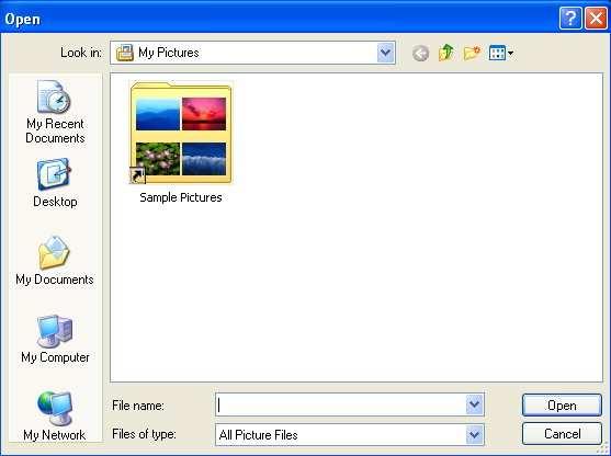 Windows XP b) Pokrenuti program Paint (Bojanje). Prozor programa ne zauzima cijelu površinu ekrana maksimizirati ga.
