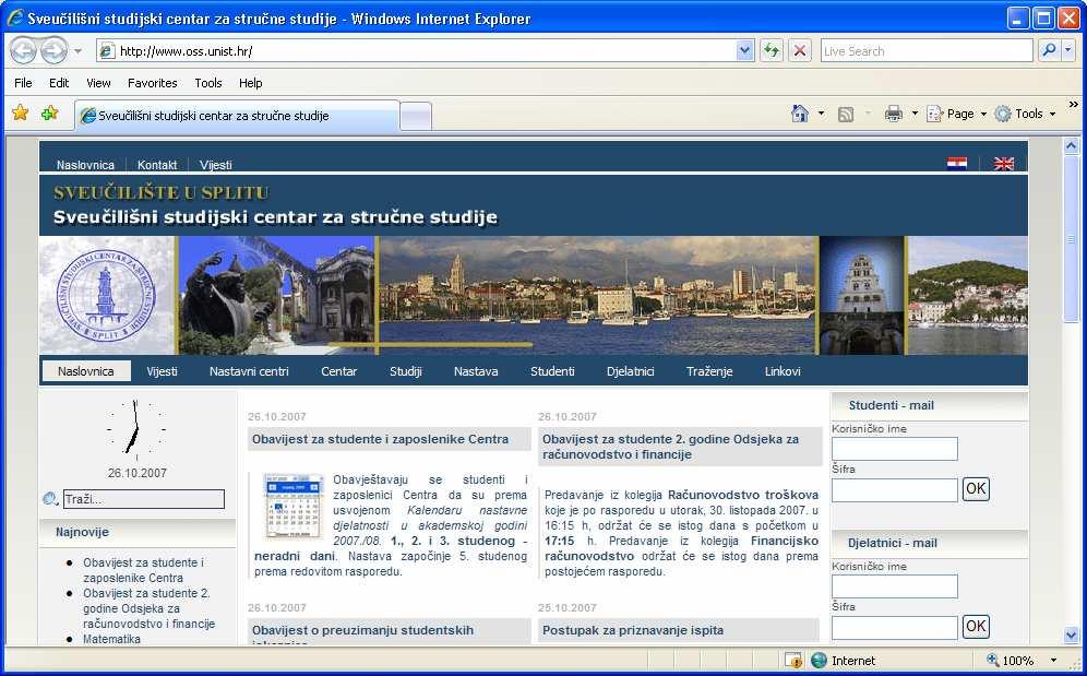 Internet Brisati se trebaju neželjene poruke, jer zauzimaju diskovni prostor. Držati minimum poruka u poštanskom sandučiću. Poruke držati spuštene u datoteku na disku PC a radi kasnijeg korištenja.