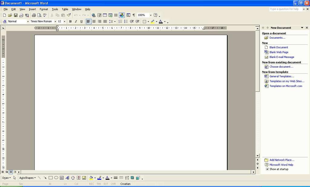 Microsoft Word XP MICROSOFT WORD XP Obrada teksta jedan je od najčešćih oblika korištenja osobnog računala, pa su stoga tekst procesori uvijek sadržani u korisničkim programima (software ima).
