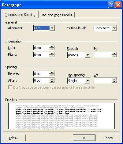 a) b) Informatika 1 Microsoft Word XP paragrafa.