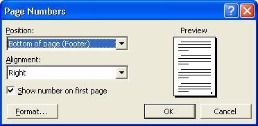Microsoft Word XP Zaglavlja i podnožja (Header and Footer) Zaglavlje (Header) je tekst koji se ispisuje na vrhu stranica dokumenta. Podnožje (Footer) je tekst koji se pojavljuje na dnu stranica.