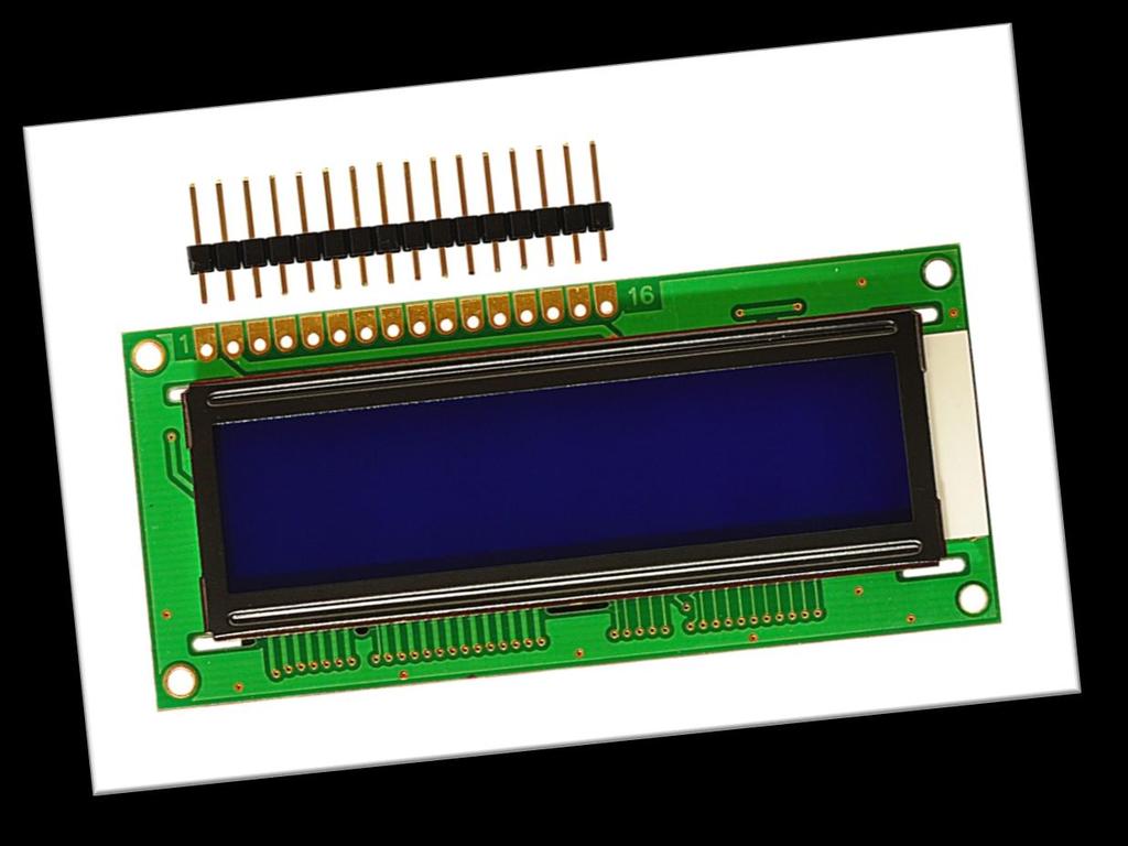 Slika 10. LCD 16x2 3.2.1 Općenito o LCD-u 16x2 LCD ima 2 horizontalne linije koje sadrže prostor od 16 prikaza karaktera.