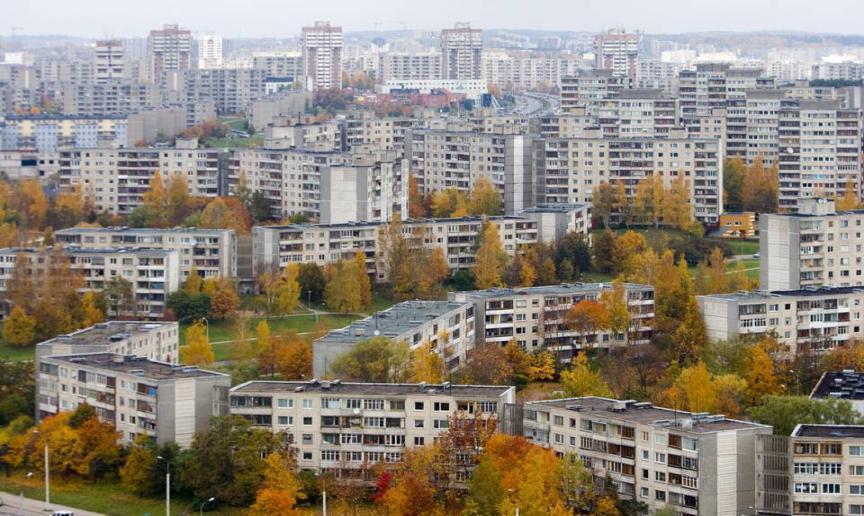 Daugiabučiuose gyvenamuosiuose namuose gyvena dauguma Lietuvos