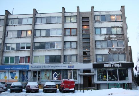 Šilumos suvartojimas šildymui 2012 m: ~>35,00 kwh/m²/mėn.