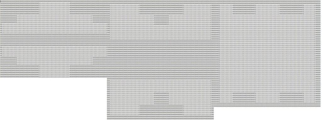 Лист/листова: 14/14 Након тога, следи пребацивање те слике у бинарни код, тј. у низ нула и јединица тако да јединице представљују црну а нуле белу боју на сликама.