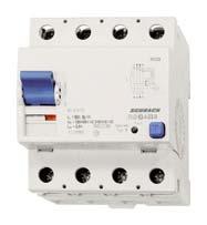 24 W RCCB-ZAŠČITNA STIKALA ZA VSE VRSTE DIFERENČNIH TOKOV TIP B, TIP B/S zaznavanje enosmernih in izmeničnih tokov do 1 MHz! za naprave z elektronsko opremo, po VDE 0160/EN 50178, kot npr.