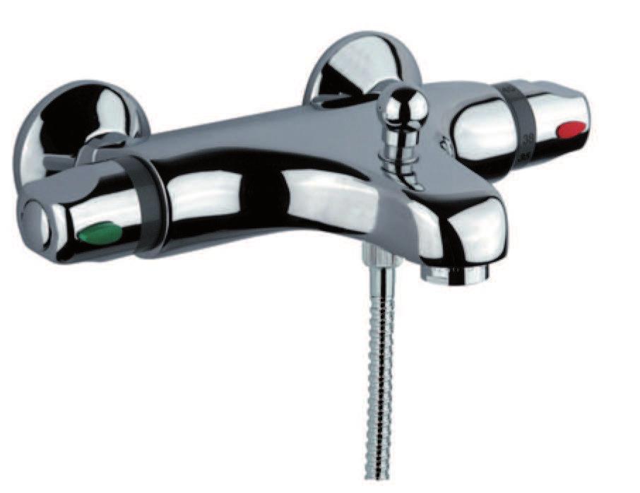36 CR 0950 Termostatico vasca con duplex, doccia Beta Thermostatic bath mixer with shower set, Beta shower Mitigeur thermostatique bain douche avec garniture, douche Beta εω ϊϣ ϡύϣσηγϲ νϭσϟ ϱέ έσ ρϼχ