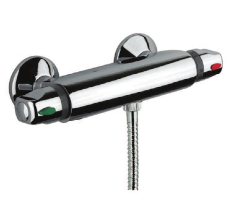 36 CR 0903 Termostatico doccia con duplex, doccia idromassaggio Thermostatic shower mixer with shower set, massage shower Mitigeur thermostatique