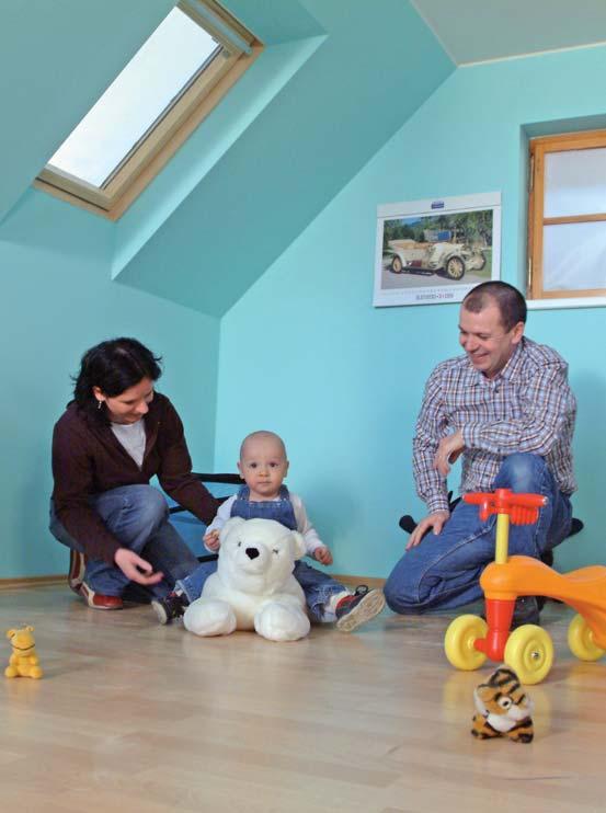 Podkrovie 6. Podkrovné miestnosti majú iste svôj pôvab a romantiku.