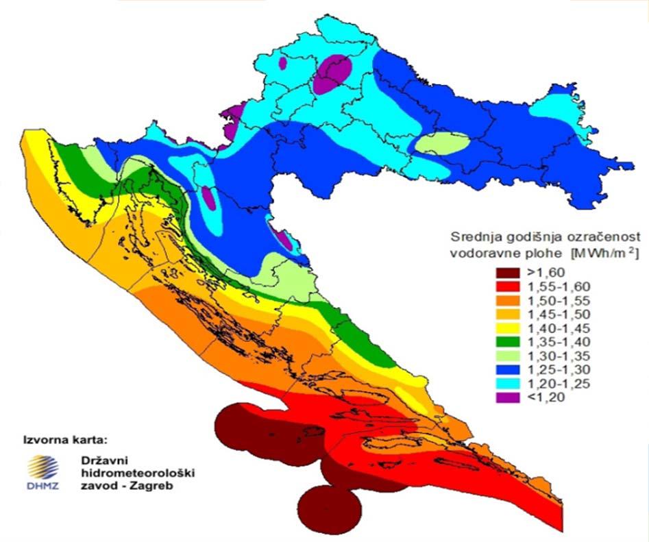 Također se pored satne vrijednosti vrlo često govori o dnevnoj, mjesečnoj ili godišnjoj ozračenosti, ovisno o vremenskom intervalu.